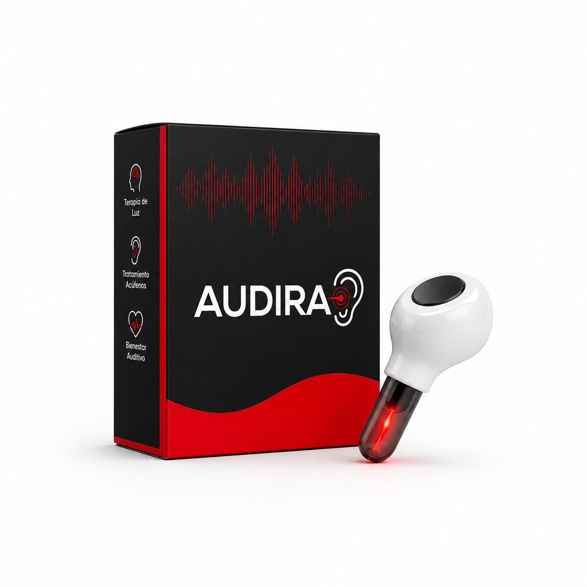 Auricular de Terapia de Luz Roja
