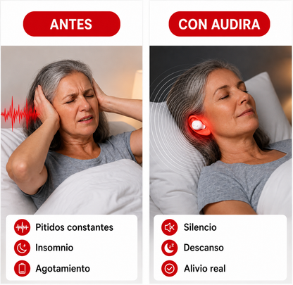 Auricular de Terapia de Luz Roja